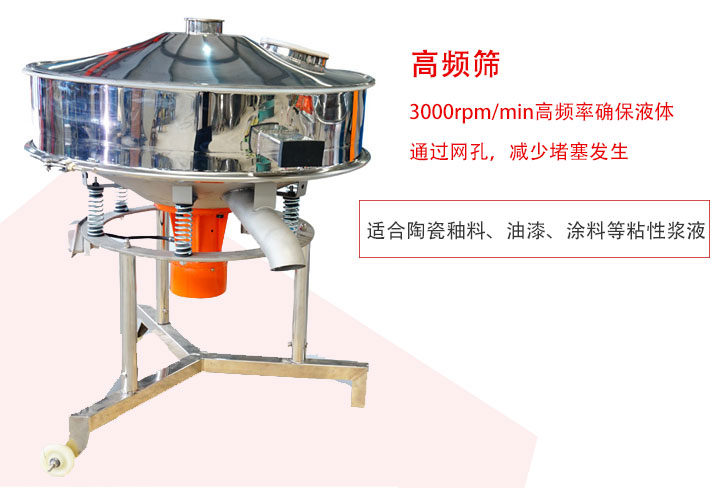 該產(chǎn)品是針對漿液過濾設(shè)計的一種高頻篩分機(jī)。